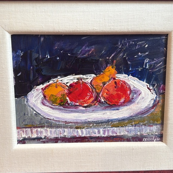 Still life oil painting original signed Nodjo - Picture 4 of 14